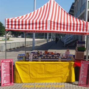 Crepes Stand mit Faltzelt